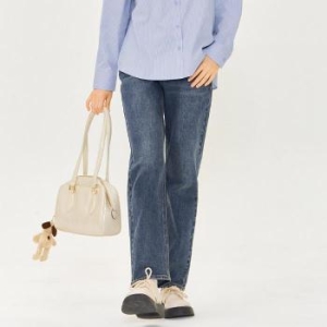 지에스지엠 체이스컬트 HC36 여성 데님 팬츠 여성 D톤 히든밴딩 스트레이트 데님 팬츠 EERG S41119699