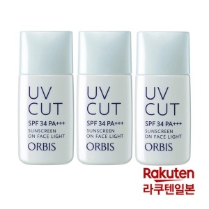 오르비스 UV컷 선스크린R 온페이스 라이트 3개 세트