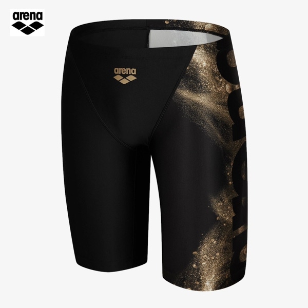 아레나 골드웨이브 일반 남성4부 실내수영복 A6SM1MF10BLK_이미지