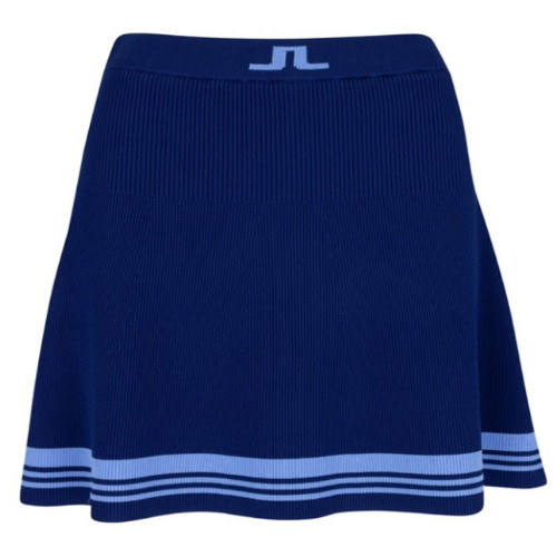 제이린드버그 프리다 스트라이프 니트 스커트 GWSD09392 (O341, 에스테이트블루)_이미지