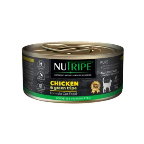 캣 퓨어 닭고기&그린트라이프 캔 95g