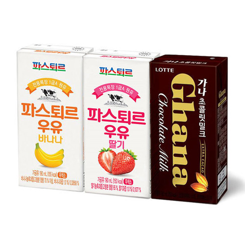 파스퇴르 바나나 우유 190ml (1개)