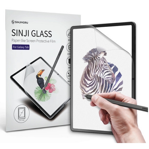 신지모루 갤럭시탭S7 플러스/FE 저반사 드로잉 종이질감 액정보호필름이미지입니다. 누르면 해당 게시물로 새창이동합니다.