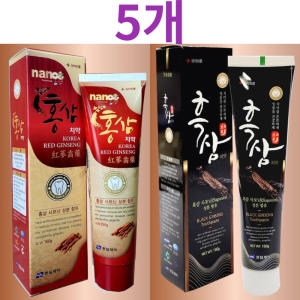 한일제약 흑삼치약 150g (5개)_이미지