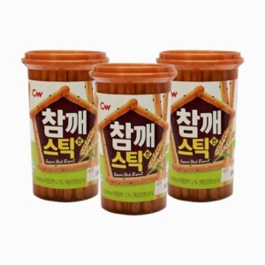 청우식품 참깨스틱 진 85g (8개)_이미지