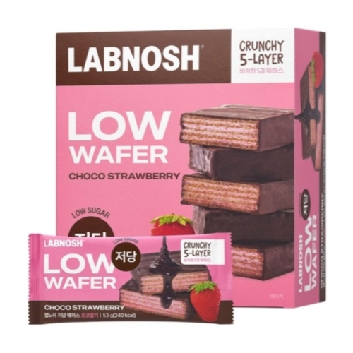 이그니스 랩노쉬 저당 웨하스 초코딸기 53g (10개)_이미지