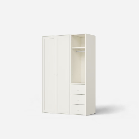 샘키즈 보나 행거형+오픈 행거서랍형 일반/프레임 키큰 옷장세트 1200