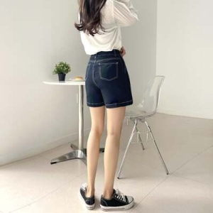 이젠나 셀럽하우스 티네즈 IIUL0258 A라인 스티치 4부 데님 숏팬츠 JB13005 583093_n620_25_1_WFH87TT_이미지