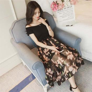 오노마 ONM 쇄골라인 오프숄더 원피스 S8649941_이미지