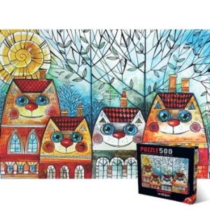 500조각 직소퍼즐   고양이 시티  PR3590