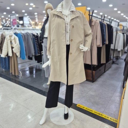 레노마레이디스 더레노마 하이넥 트렌치 코트 R3G11WBB010