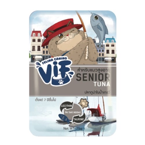 VIF 파우치 시니어 참치 in 그레이비 SC-1 75g