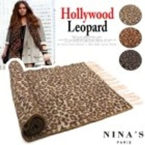  Leopard Pattern Pringe 머플러 1WA002