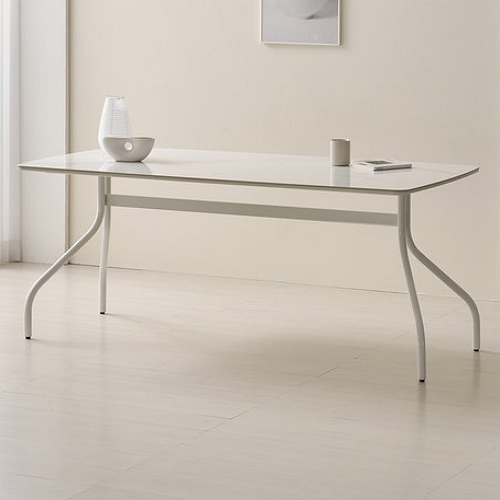 라로퍼니처 샌디아 24T 유광 저소음 포세린 세라믹 식탁 1800 (의자별도)_이미지