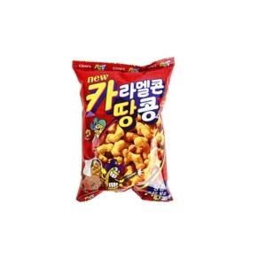 크라운제과 카라멜콘 땅콩 72g (4개)_이미지