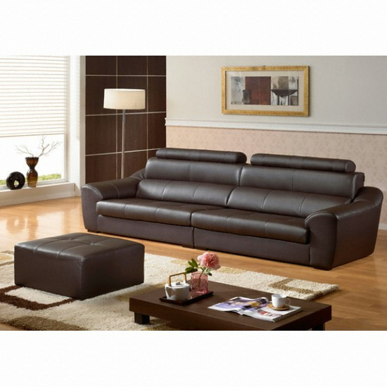 상일리베가구 루이체 4인용 라텍스 탑 가죽소파 (스툴포함)