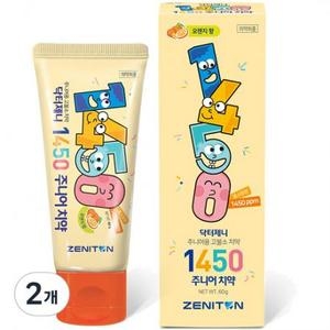 닥터제니 1450 고불소 주니어 치약 오렌지향 60g