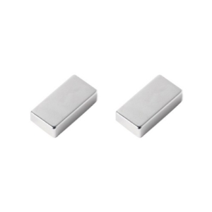 페인트인포 초강력 네오디움 사각자석 가로 40mm x 세로 20mm x 두께 10mm 실버 2개_이미지