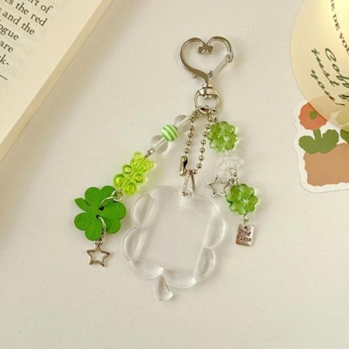 보리별 네잎클로버 아크릴 사진 액자 키링 최애 포카 증명사진 반려동물 커플 S33110542