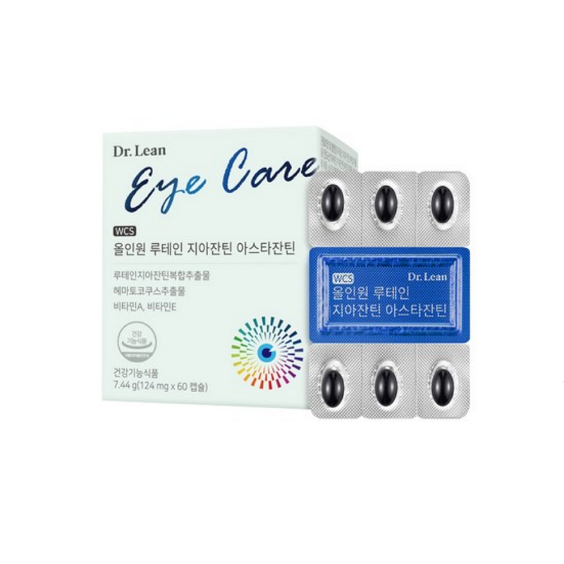 닥터린 WCS 올인원 루테인 지아잔틴 아스타잔틴 124mg 60캡슐 (1개)_이미지