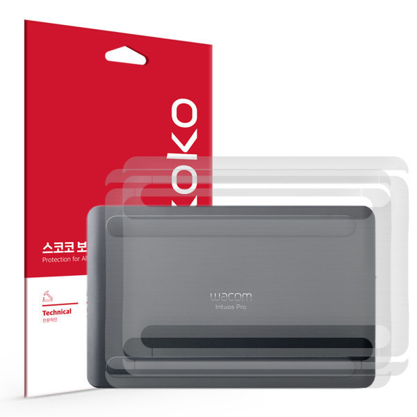 SKOKO 와콤 인튜어스 프로 PTH-460 무광 외부 보호필름 2매_이미지