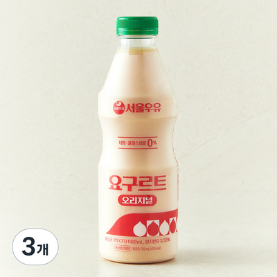서울우유 요구르트 오리지널 750ml (3개)_이미지