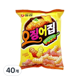 농심 오징어집 버터구이맛 78g 40개_이미지
