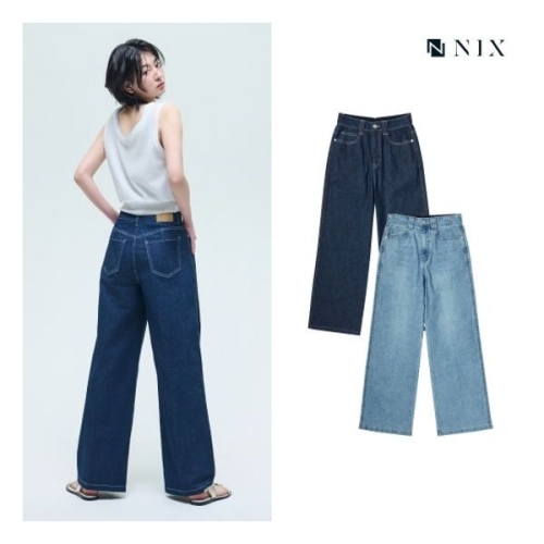 닉스 여성 마 데님 워싱 세미와이드핏 HNTMCDW570M_이미지