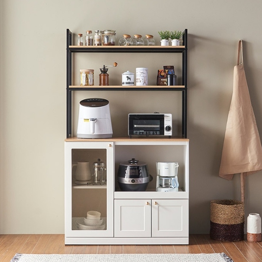 나무뜰 카덴 수납 렌지대 상부장 세트 1000