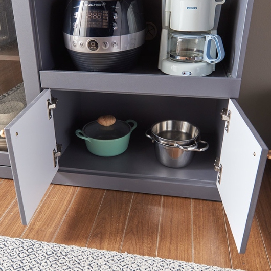 나무뜰 카덴 수납 렌지대 상부장 세트 1000_이미지