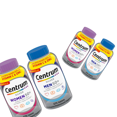 센트룸 실버 멀티비타민 포맨 275정+포우먼 275정 (해외) (2개)_이미지