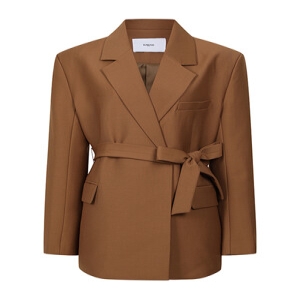 썬쿠 벨티드 솔리드 자켓 SN31C9JKS20X_이미지