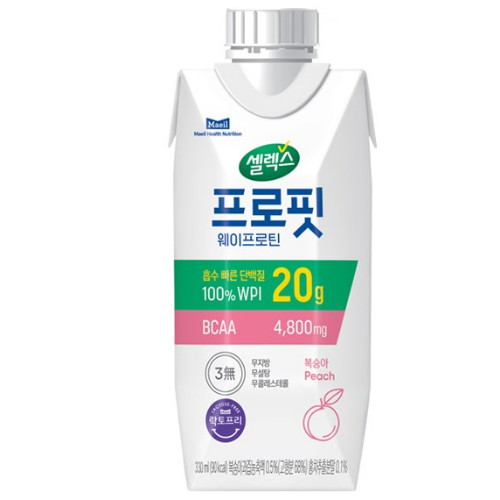 프로핏 웨이 프로틴 복숭아 330ml
