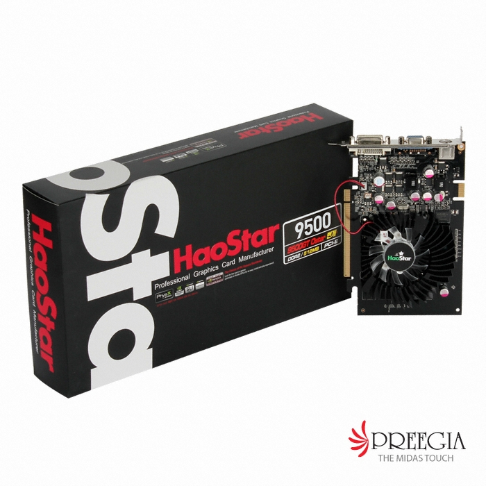 HAOSTAR 지포스 9500GT Ostar 번개 D2 512MB_이미지