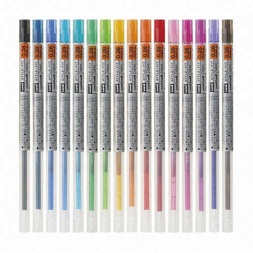 미쓰비시 유니 스타일핏 UMR 109 28 리필심 0.28mm (10개)