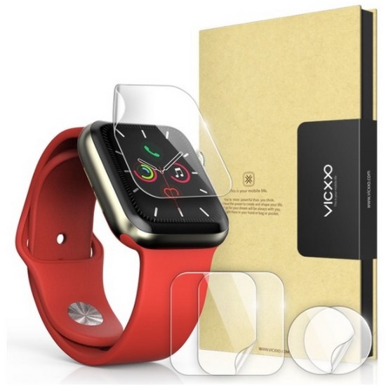 케이엠크레비즈 VICXXO 애플워치 3DS 전면 액정 후면 심박센서 보호 필름 2세트