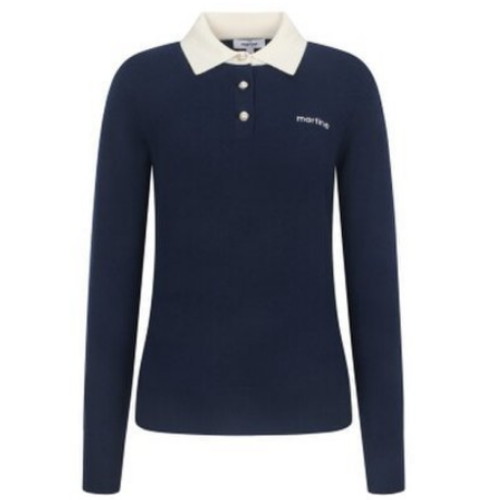 마틴골프 캐시미어 프릴 니트 QW0ENI40349