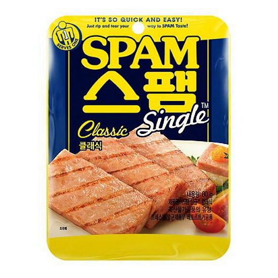 CJ제일제당 스팸 싱글 클래식 80g (5개)