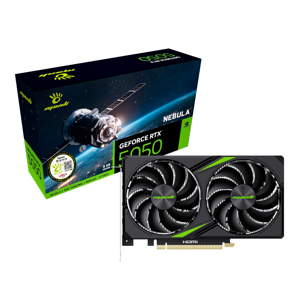 MANLI 지포스 RTX 5050 Nebula D6 8GB 대원씨티에스