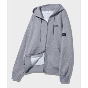 JEEP 2WAY 오버핏 스몰 후드집업 JR5TZU051MG_이미지
