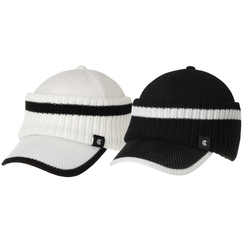 울혼방 니트귀마개결합형 골프 캡모자 CGMCP24041