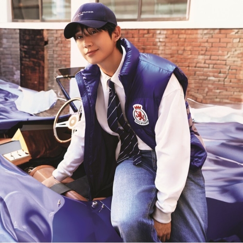 타미힐피거 남성 크레스트 샤이니 다운 베스트_T12F7QVT630MT1D03