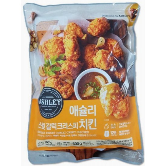 이랜드이츠 애슐리 스윗 갈릭 크리스피 치킨 500g (1개)