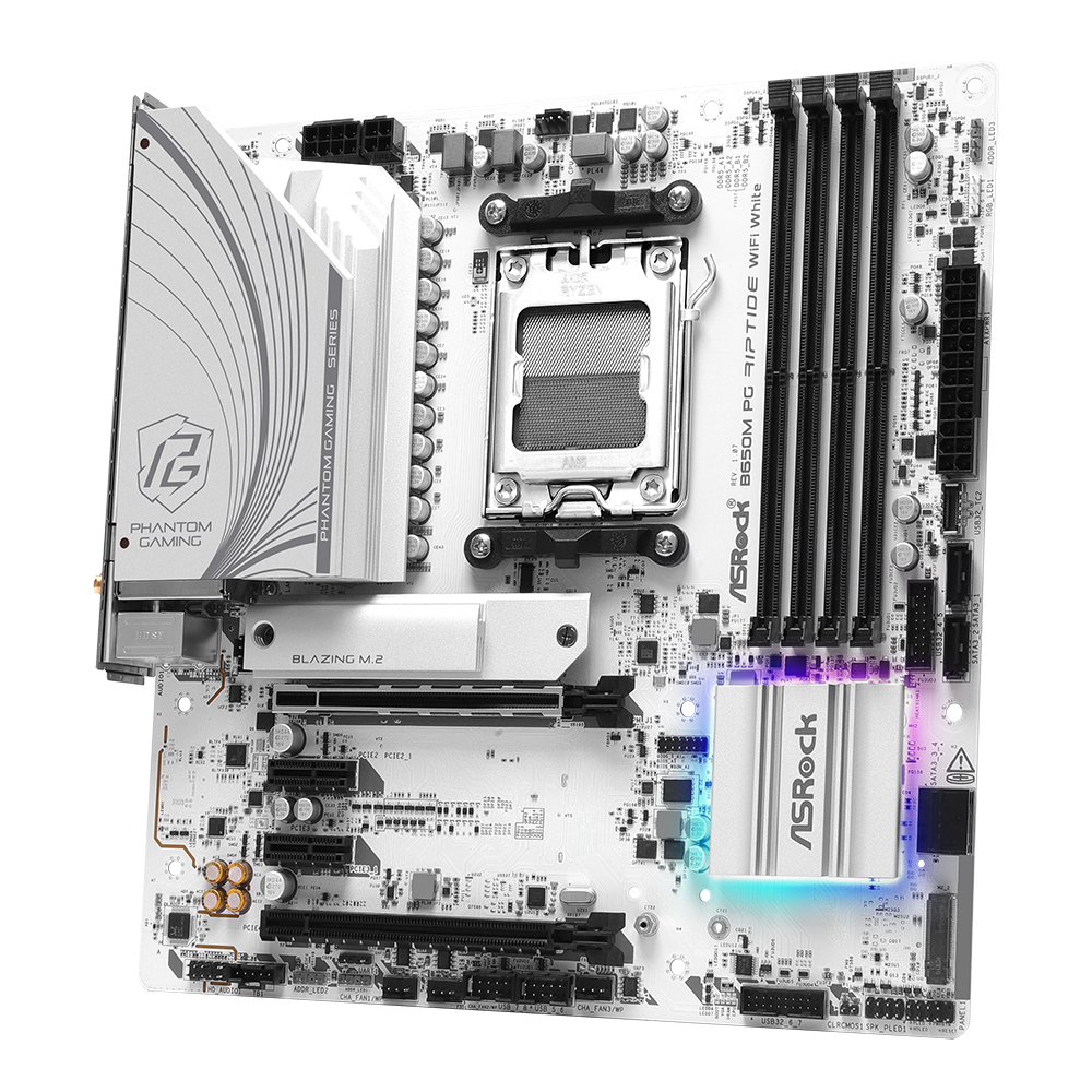 ASRock B650M PG Riptide WiFi White 대원씨티에스_이미지