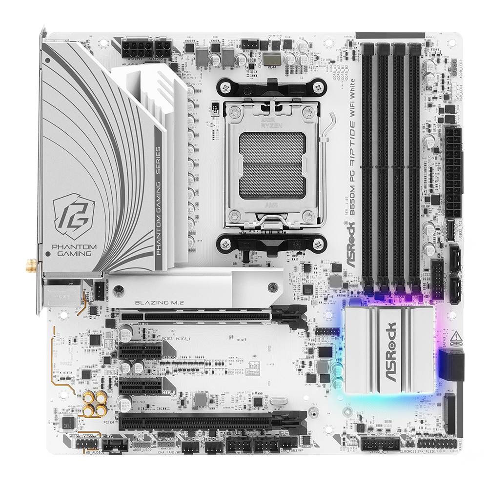 ASRock B650M PG Riptide WiFi White �����Ƽ����