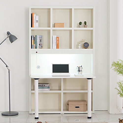 동서가구 컨셉트 LED 정면책상 책장세트 (1120x800)_이미지