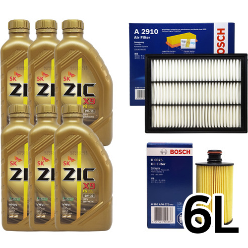 SK������ ��ũ X9 FS 5W30 6L + �������� �׷���HG 3.0 ���ָ�