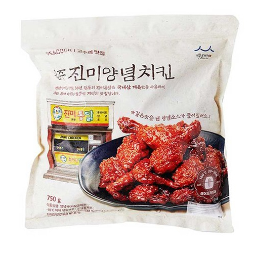 이마트 피코크 원주 진미 양념치킨 750g (3개)_이미지