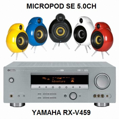 스칸디나 Micropod SE 5.0채널 + 야마하 AV리시버 (RX-V459)_이미지