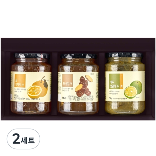 올가홀푸드 액상차 3종 혼합 선물세트 (2개)_이미지